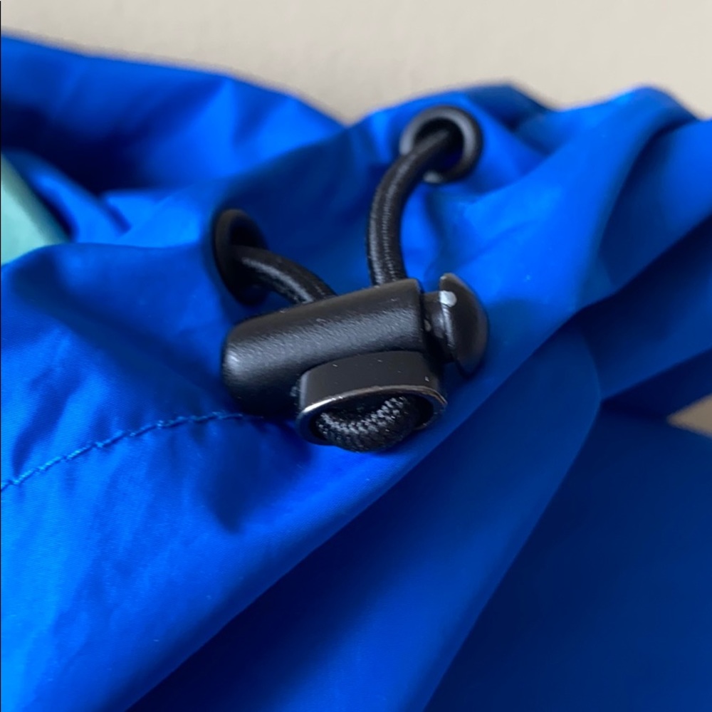 Athleta bright blue raincoat Sz XXS - Picture 7 of 13